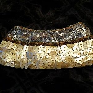 Handmade shell clutch